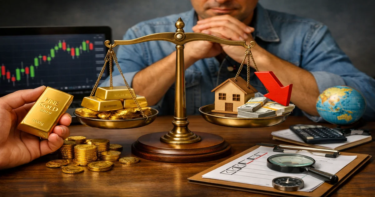 Titelbild von Gold kaufen oder nicht? Diese 5 Faktoren entscheiden über Ihr Investment