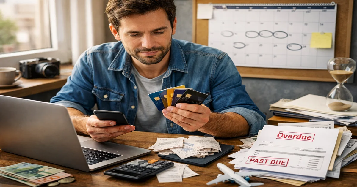 Titelbild von Kreditkarten für Freelancer: Cashflow-Management zwischen Auftragslücken