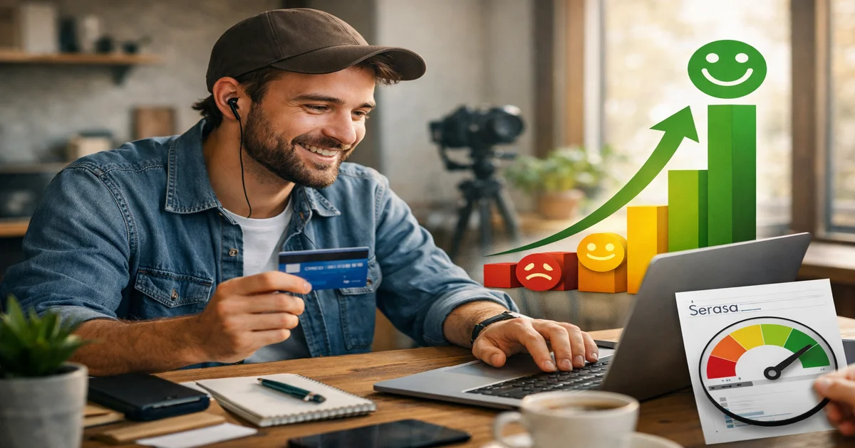 Imagem de capa de Como Usar Cartão de Crédito Para Construir Score Sendo Freelancer