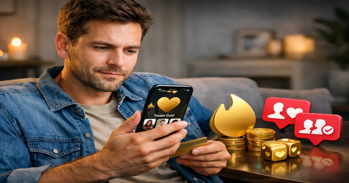 Titelbild von Lohnt sich Tinder Gold wirklich? Ein ehrlicher Test