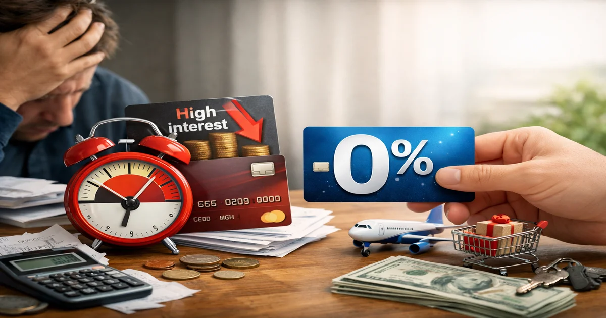 Cover image of Struggling With High Interest? 0% APR Cards Explained