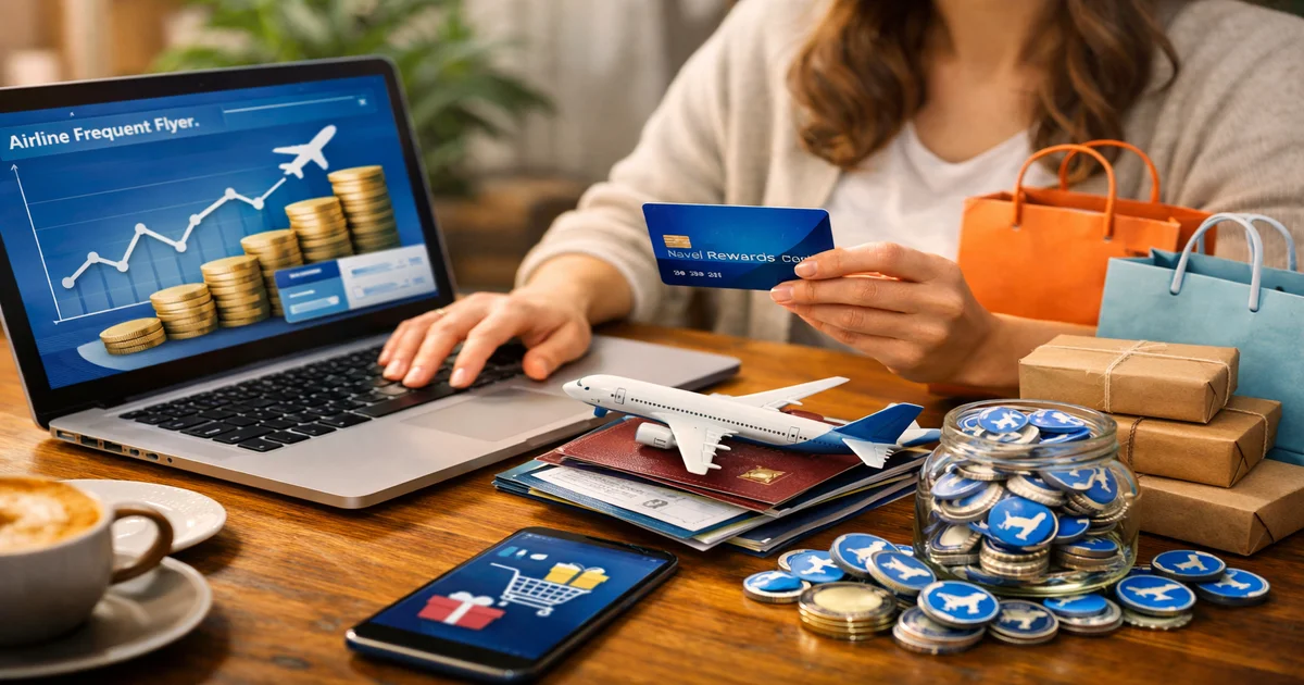 Cover image of How to Earn Airline Miles Without Boarding a Plane