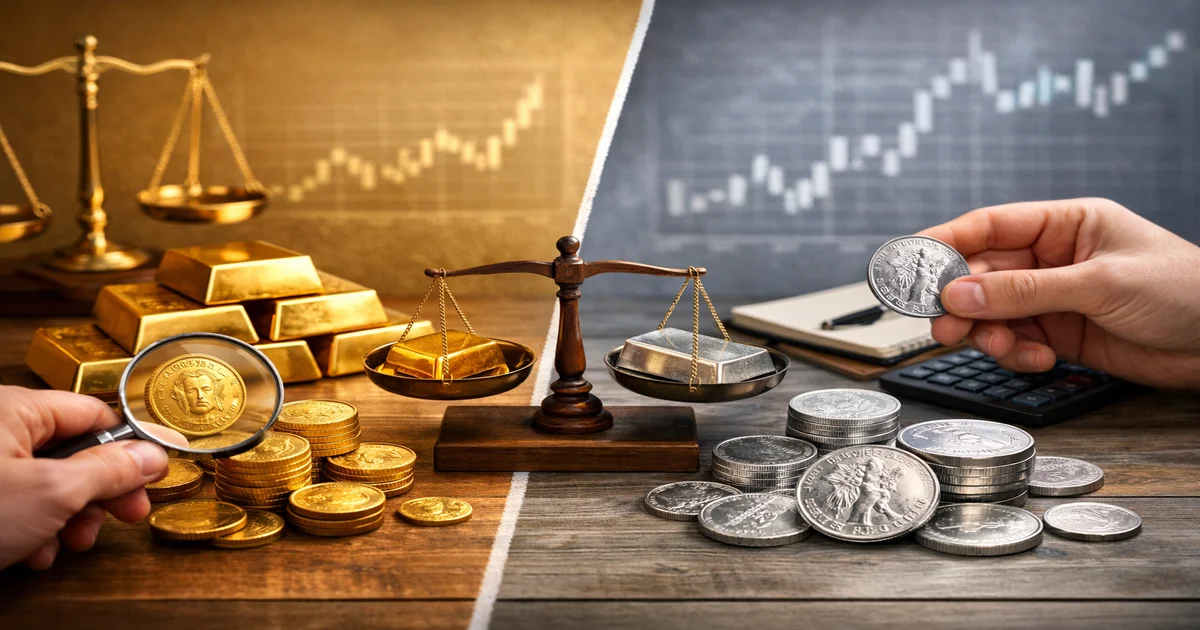 Image de couverture de Or vs Argent : Quel Métal Précieux Choisir Pour Débuter ?