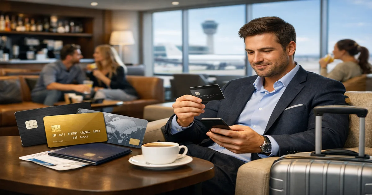 Titelbild von Kreditkarten mit Lounge-Zugang im großen Vergleich