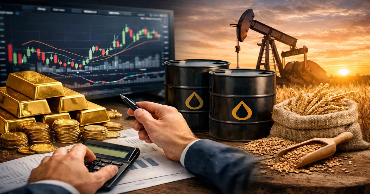 Titelbild von Rohstoffhandel lernen: Von Gold bis Öl erfolgreich investieren