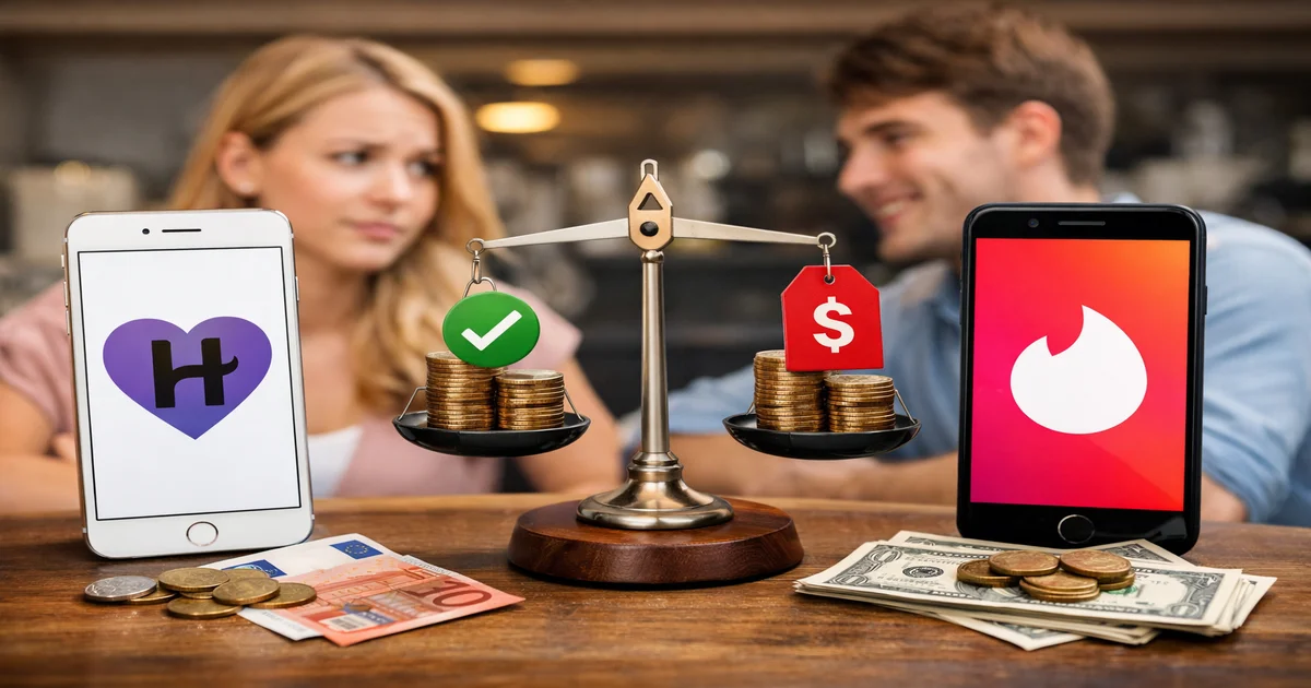 Titelbild von Hinge vs Tinder: Welche App kostet weniger?