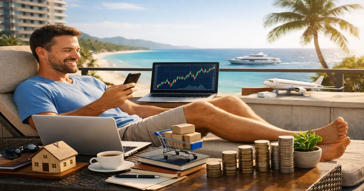 Imagem de capa de O Que É Renda Passiva e Como Criar Múltiplas Fontes de Receita