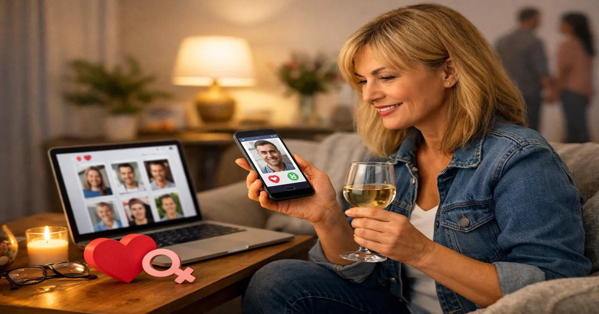 Titelbild von Dating Apps für Frauen über 40: Welche lohnt sich wirklich?