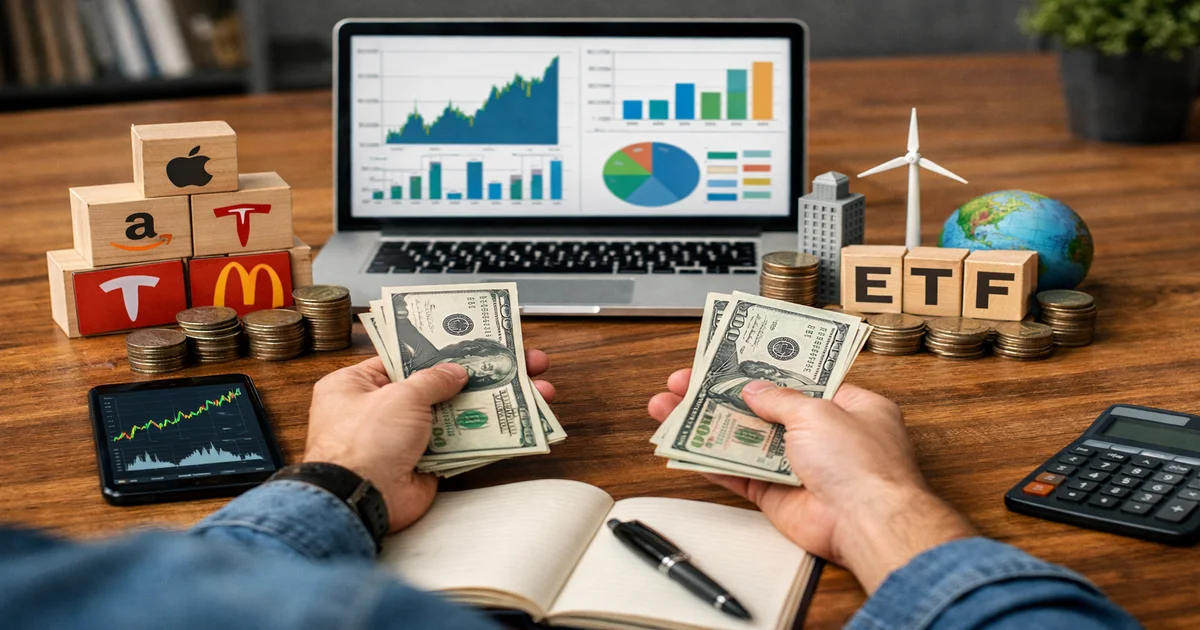 Imagen de portada de ¿Acciones Fraccionadas o ETFs? Cuál Es Mejor Para Principiantes