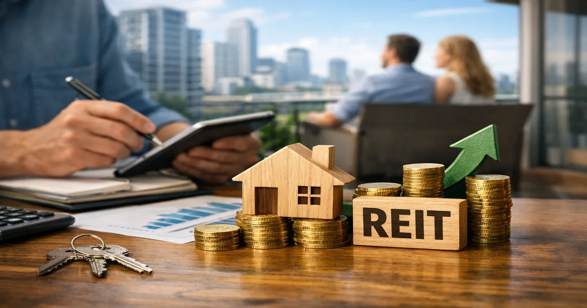 Titelbild von REITs für Anfänger: So bauen Sie passives Einkommen mit Immobilien auf