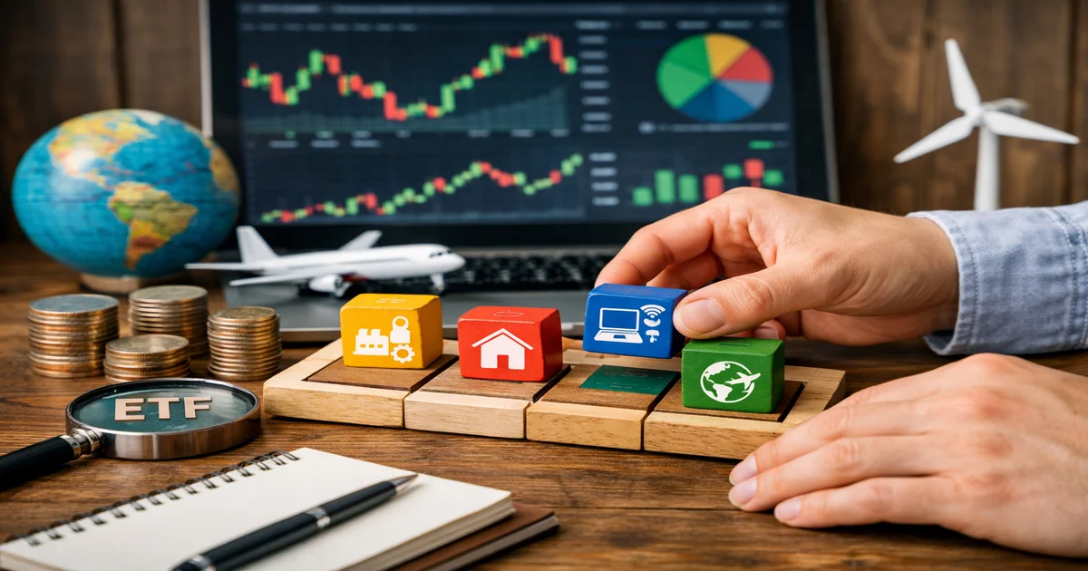 Titelbild von ETF-Portfolio aufbauen: So geht Diversifikation richtig
