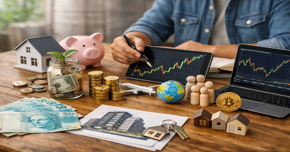 Imagem de capa de Como Diversificar Renda: 5 Estratégias Além da Poupança Que Funcionam