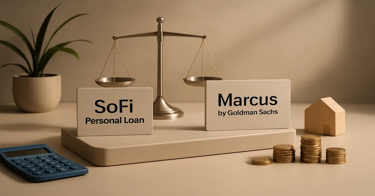 Cover image of Is SoFi Personal Loan Worth It vs Marcus by Goldman Sachs?